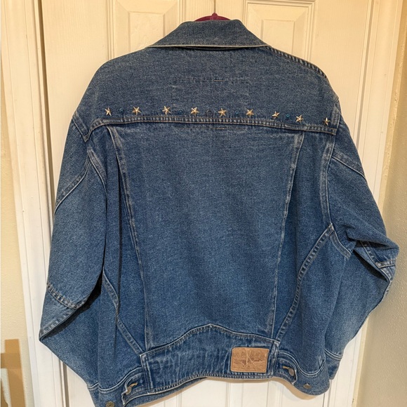 EUC Vintage Freego 90’s Denim Bomber Jacket - Picture 2 of 3